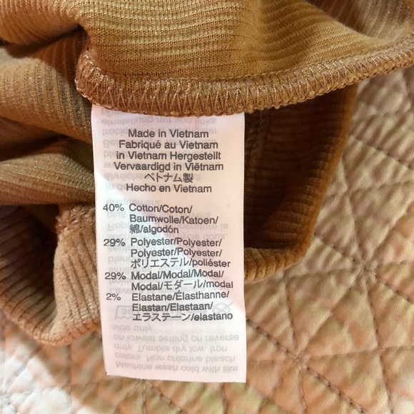 Madewell velour corduroy top, bell sleeves size L - Picture 8 of 10